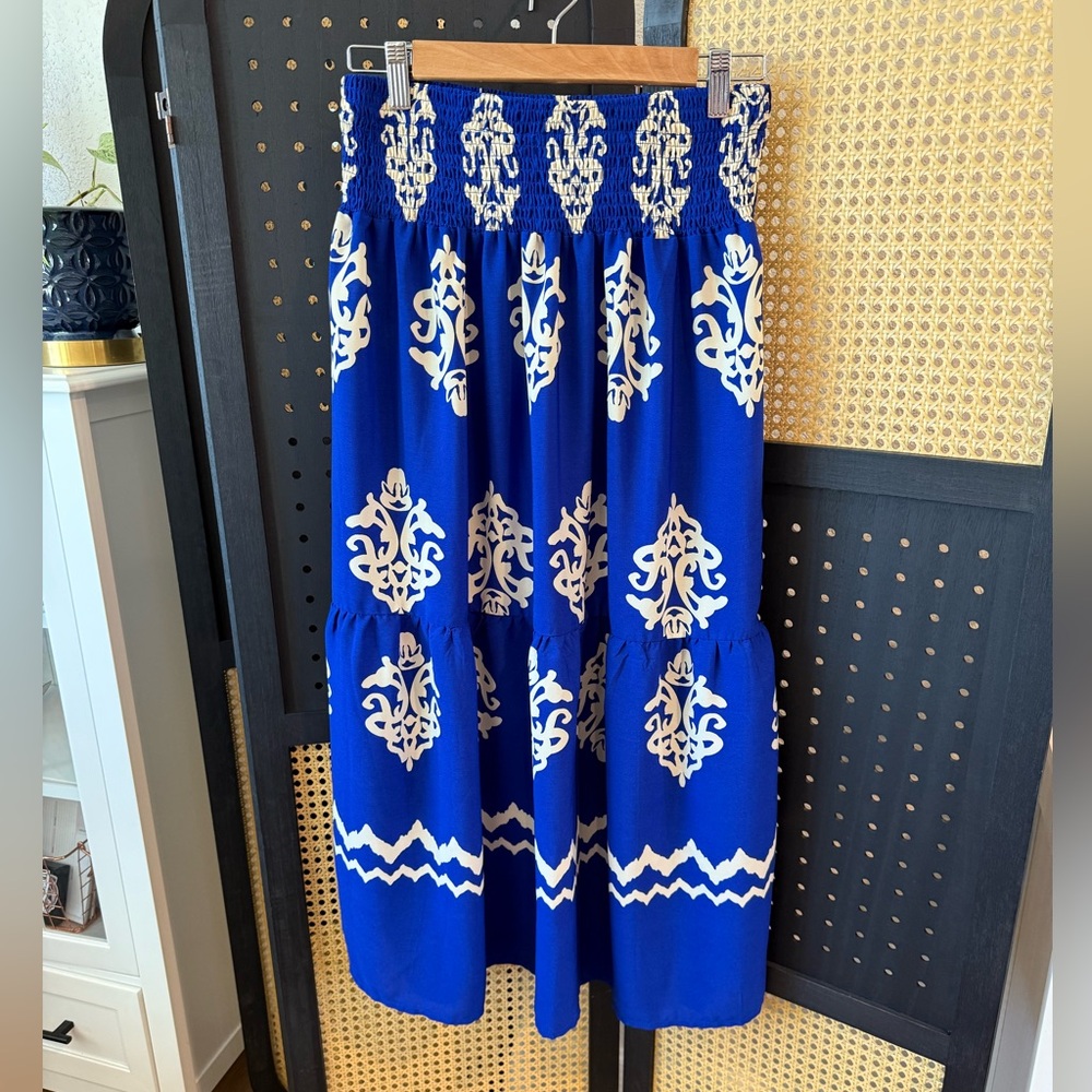 Boho Patterned Maxi Skirt- NWOT